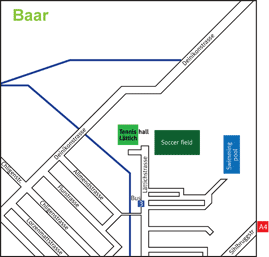 Lageplan Tennishalle Lättich